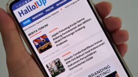 Ilustrasi salah satu media online milik kelompok Hallo Media Network (HMN). (Foto Dok. Harianindonesia.com/Banny Rachman)