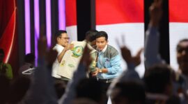 Calon wakil presiden (Cawapres) nomor urut 2 Gibran Rakabuming Raka Acara Debat Cawapres. (Dok. TKN Prabowo Gibran)

