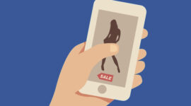 Ilustrasi Prostitusi Online.  (Dok. Hariancirebon.com/M RIfai Azhari)