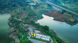 Bendungan Jatigede. (Instagram.com/@tanjung_duriat)